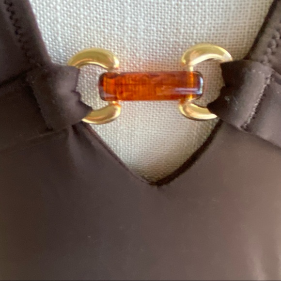 JCrew Brown Tankini Top, Medium - Picture 3 of 16